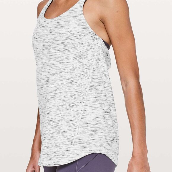 Lululemon Moment To Movement 2-In-1 Tank in Gray Women's Size 6 - Picture 1 of 13